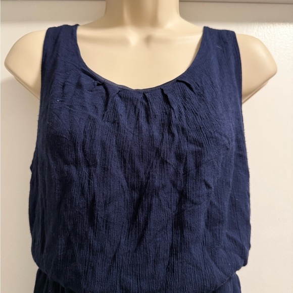 She + Sky Navy Blue Tank Dress Large - Picture 4 of 15